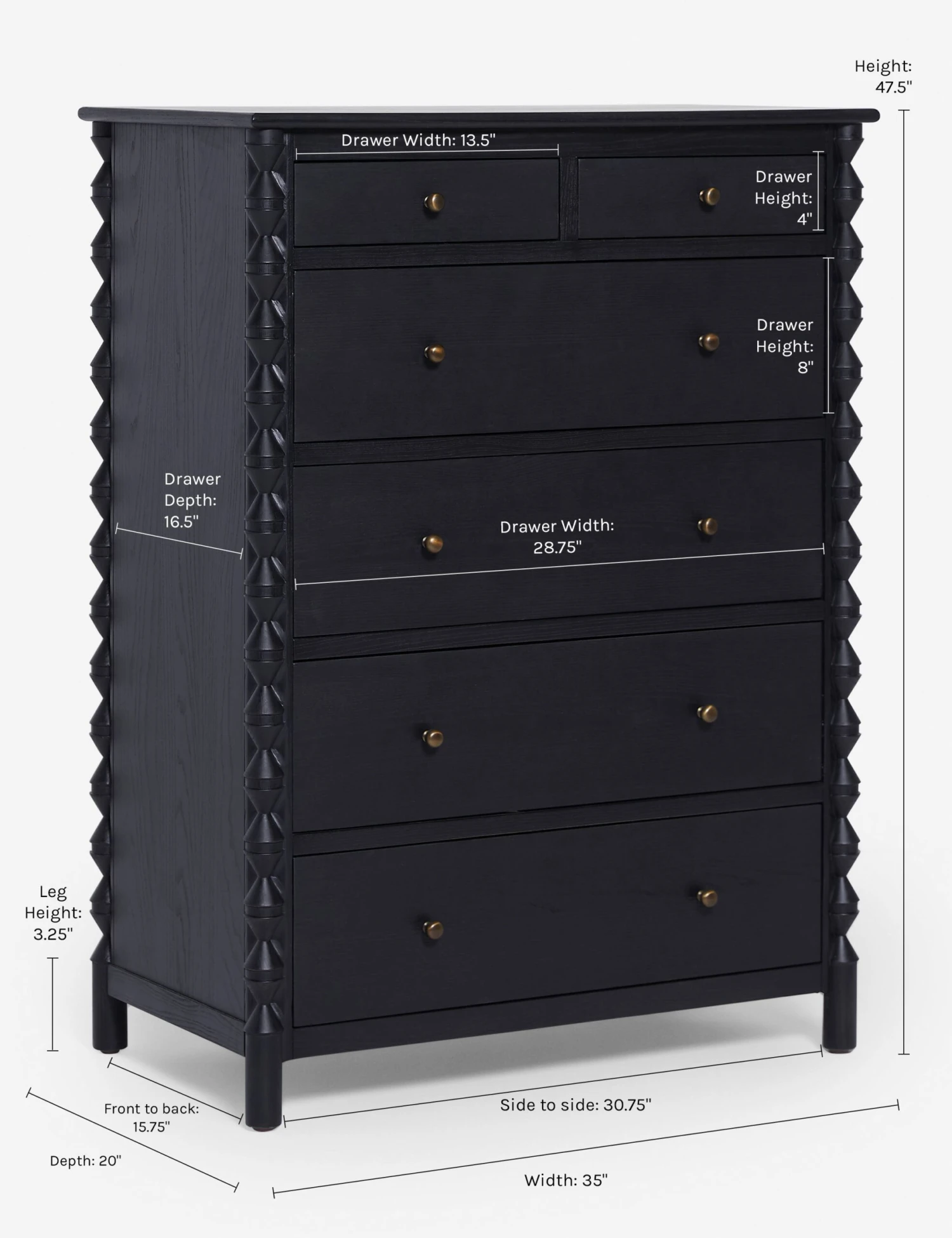 Topia 6-Drawer Dresser By Ginny Macdonald - Image 7