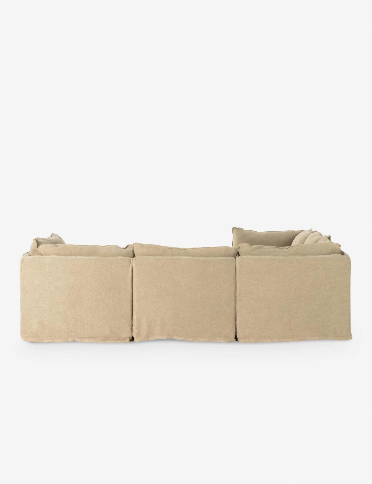 Costello Slipcover Corner Sectional Sofa - Image 4