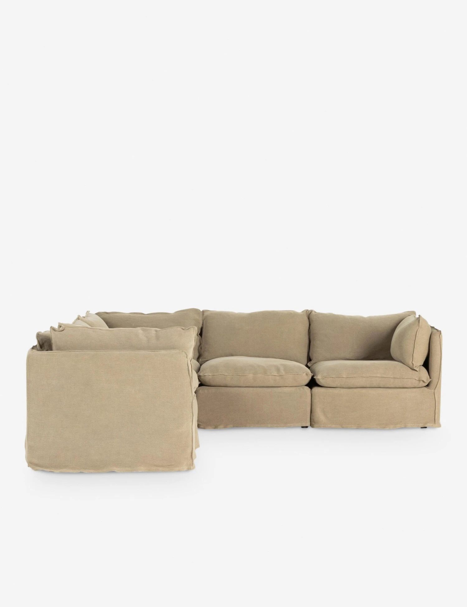Costello Slipcover Corner Sectional Sofa - Image 3
