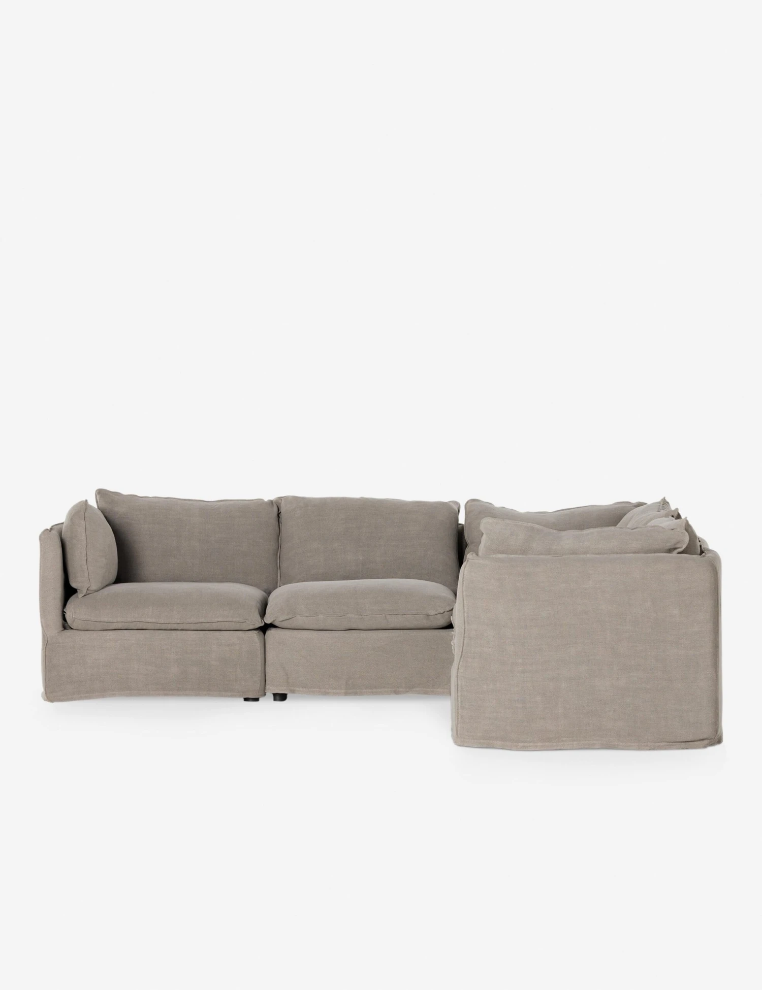 Costello Slipcover Corner Sectional Sofa - Image 9