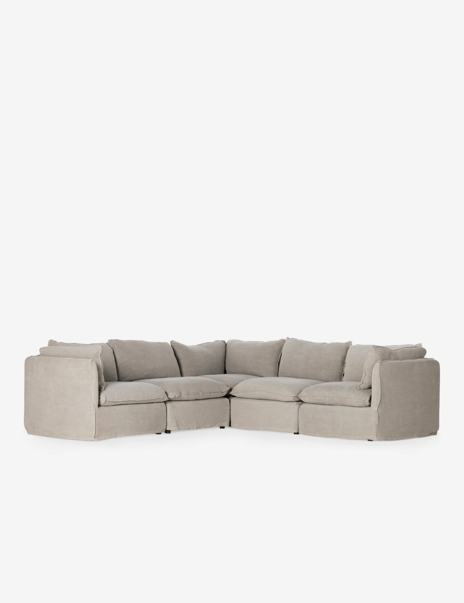 Costello Slipcover Corner Sectional Sofa - Image 7