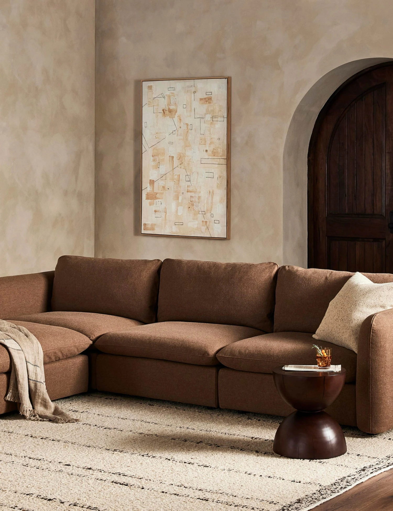 Verbena Sectional Sofa With Ottoman - Image 2
