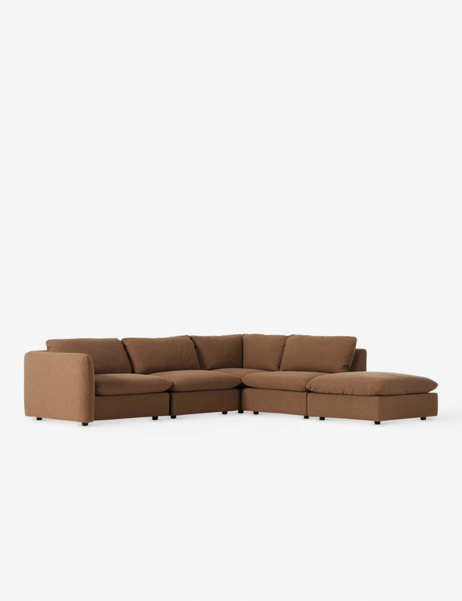 Verbena 4-Piece Sectional Sofa With Ottoman - Image 7