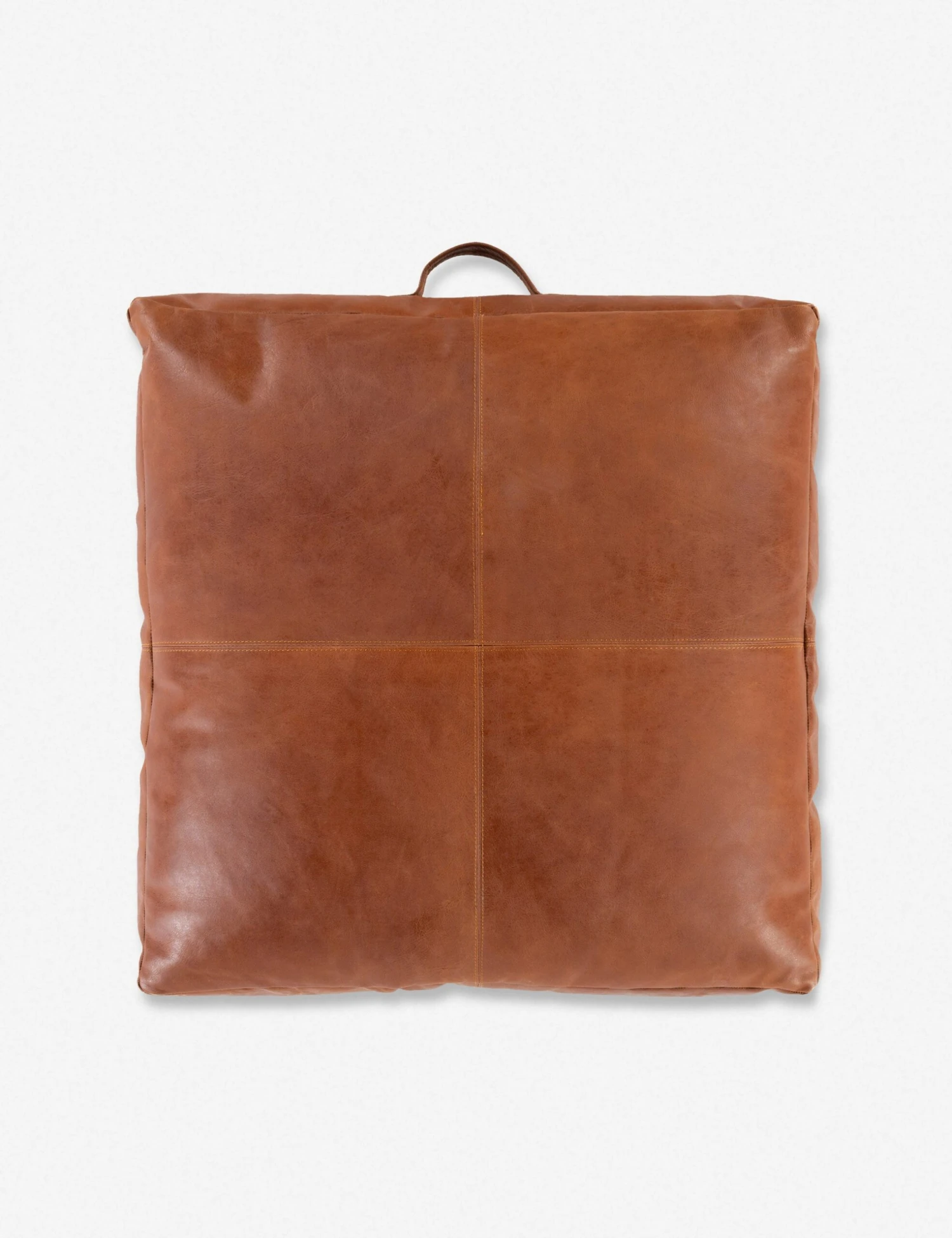 Carlson Leather Floor Pillow - Image 2
