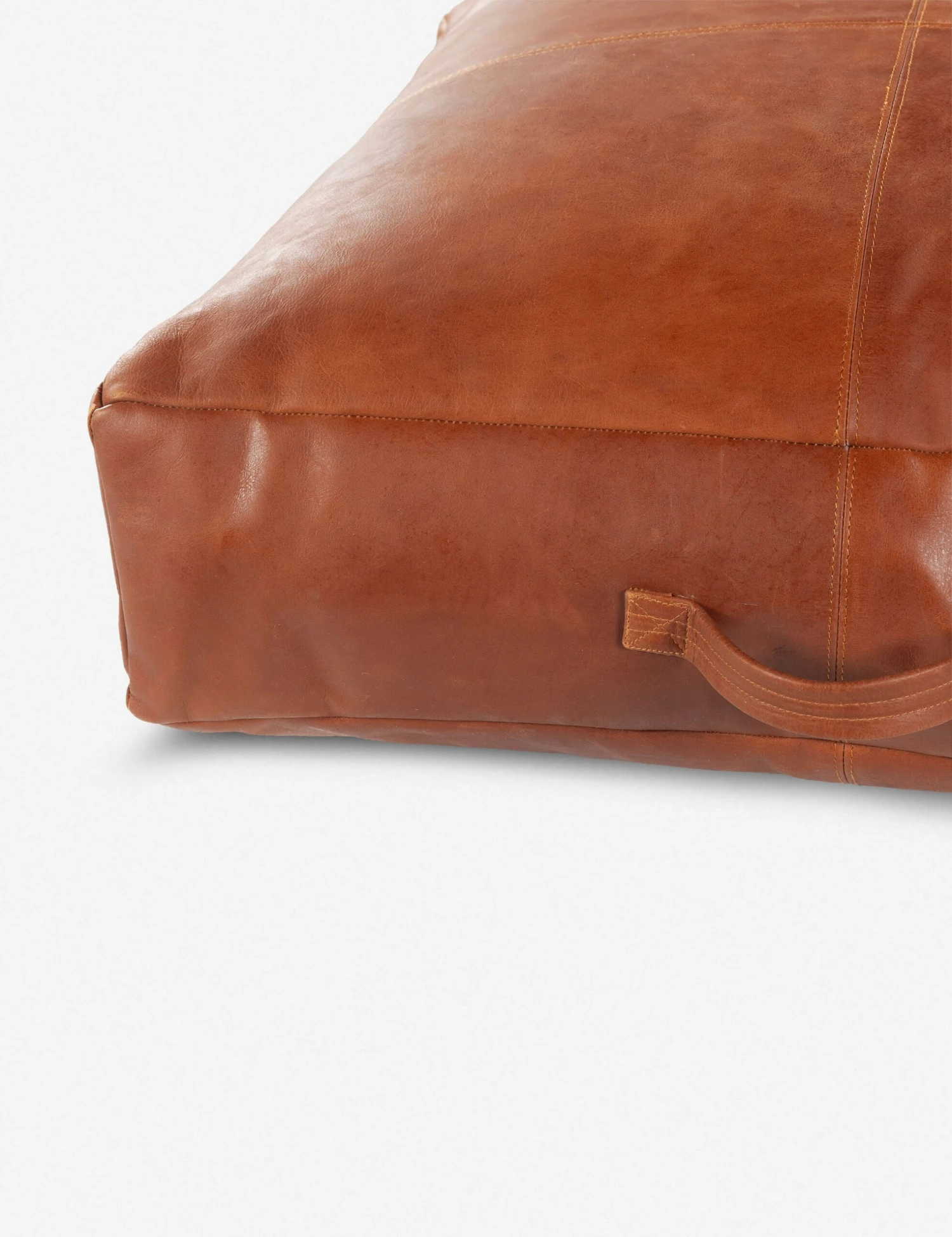 Carlson Leather Floor Pillow - Image 3