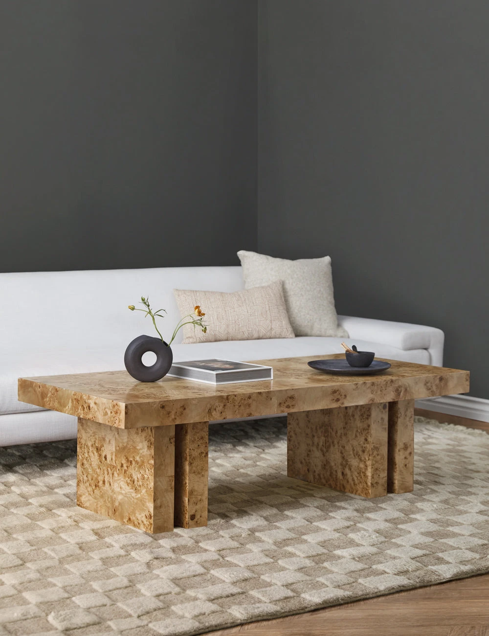 Brisa Burl Wood Coffee Table - Image 2