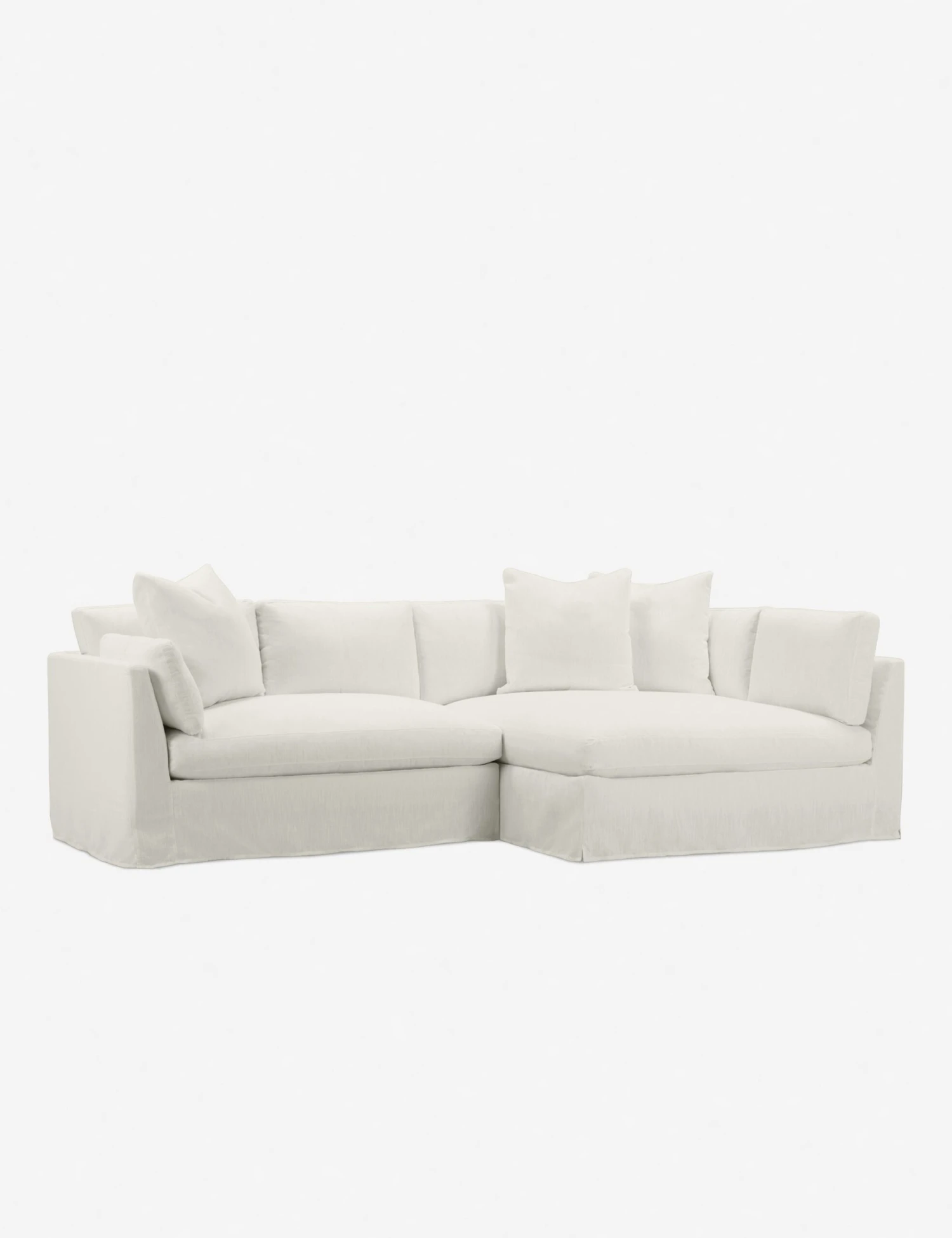 Coen Slipcover Sectional Sofa - Image 13