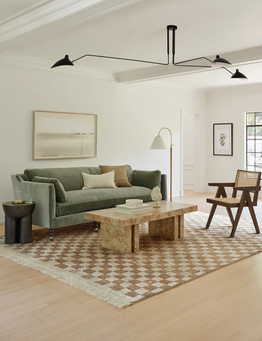 Brisa Burl Wood Coffee Table - Image 3