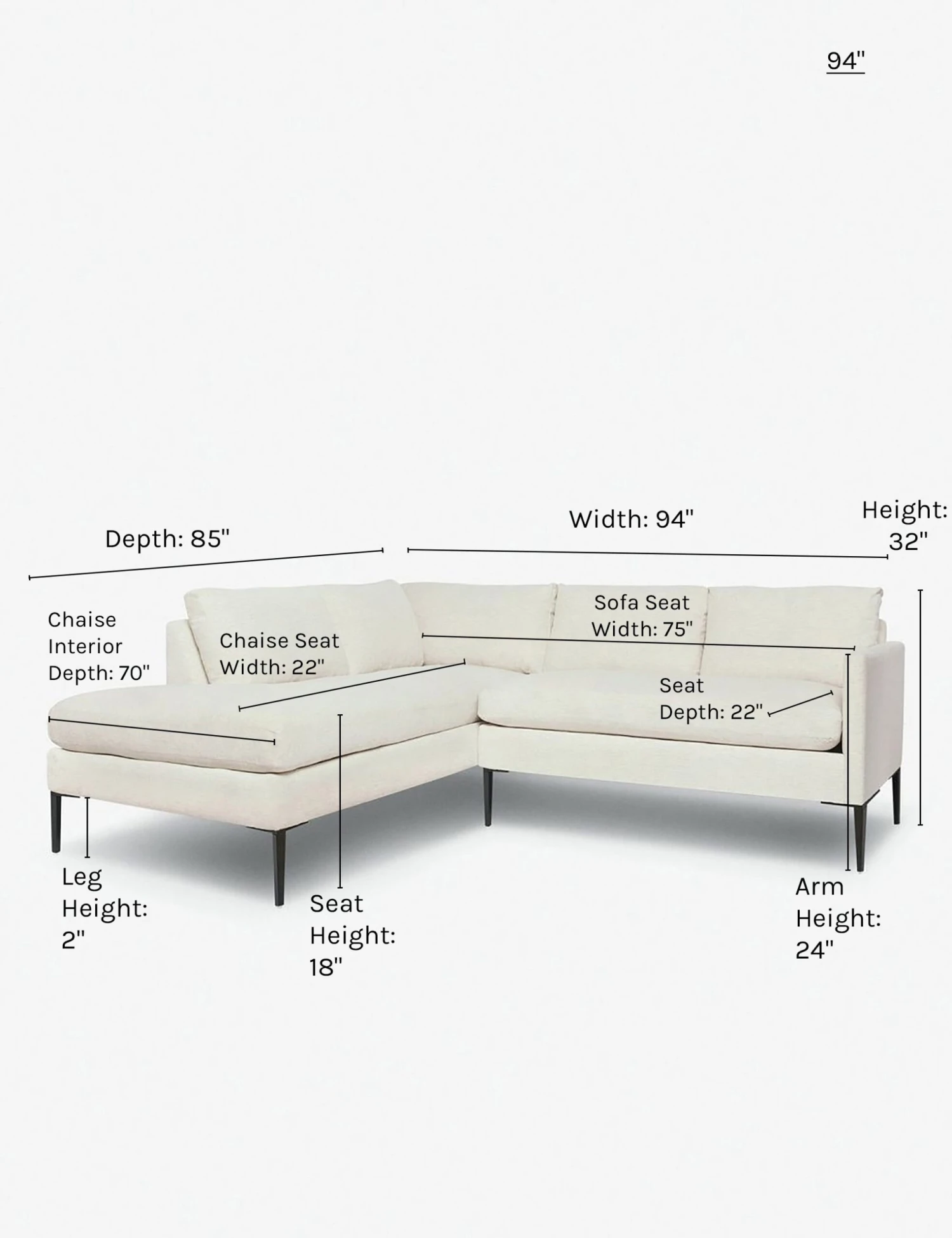 Allisen Bumper Sectional Sofa - Image 19