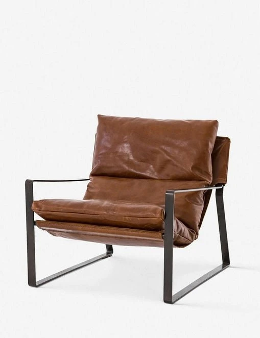 Marlyne Leather Accent Chair - Image 2