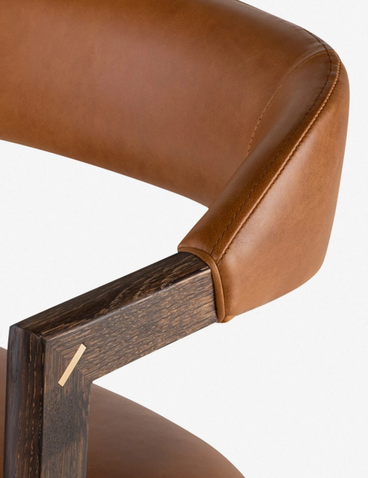 Sandia Leather Bar Stool, Natural - Image 4