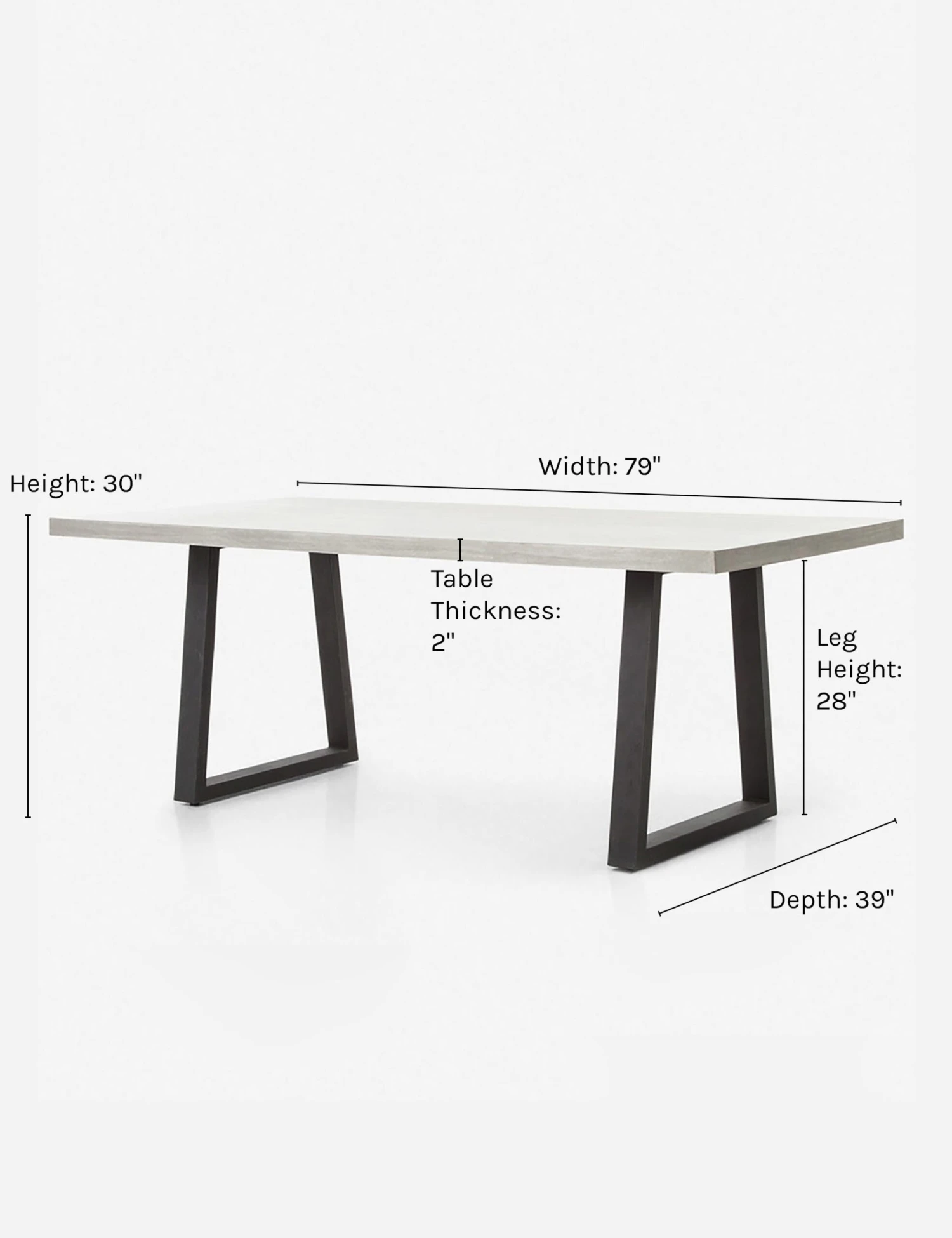 Hollis Indoor / Outdoor Dining Table - Image 5