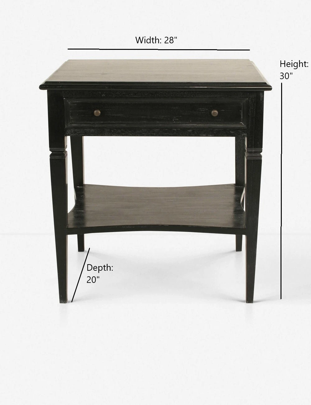 Luna 1 Drawer Nightstand - Image 4