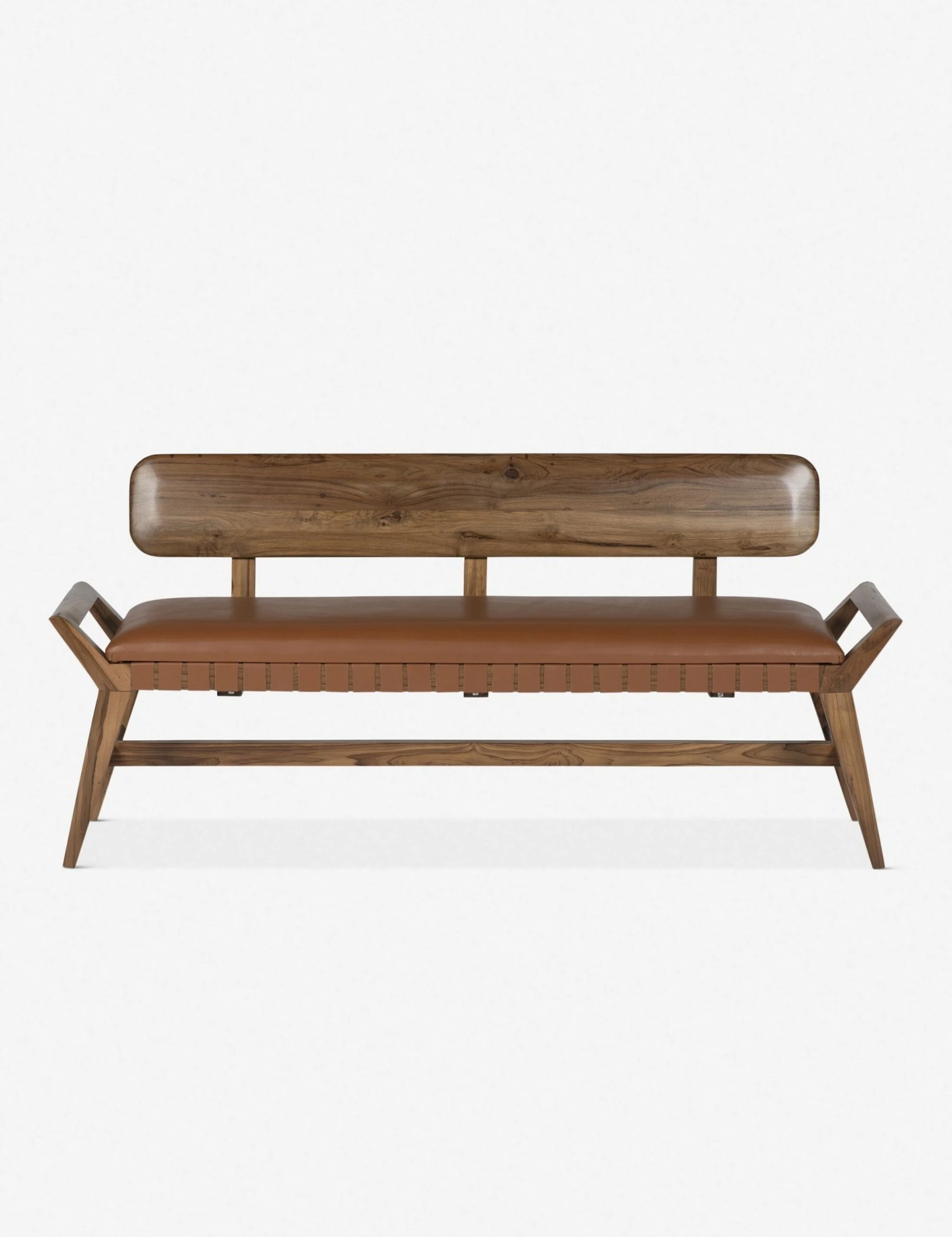 Sienna Leather Bench