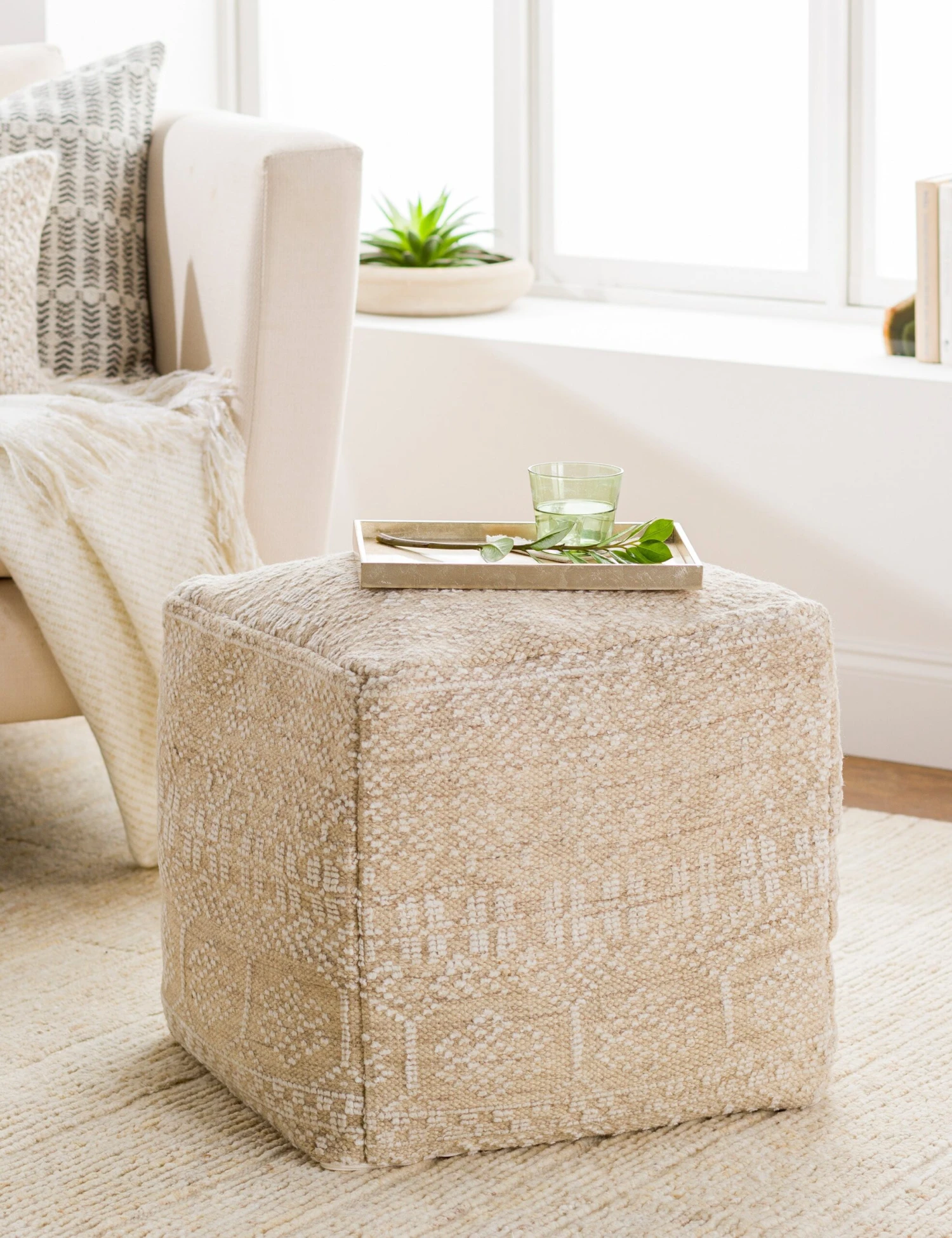 Lavina Square Pouf - Image 2