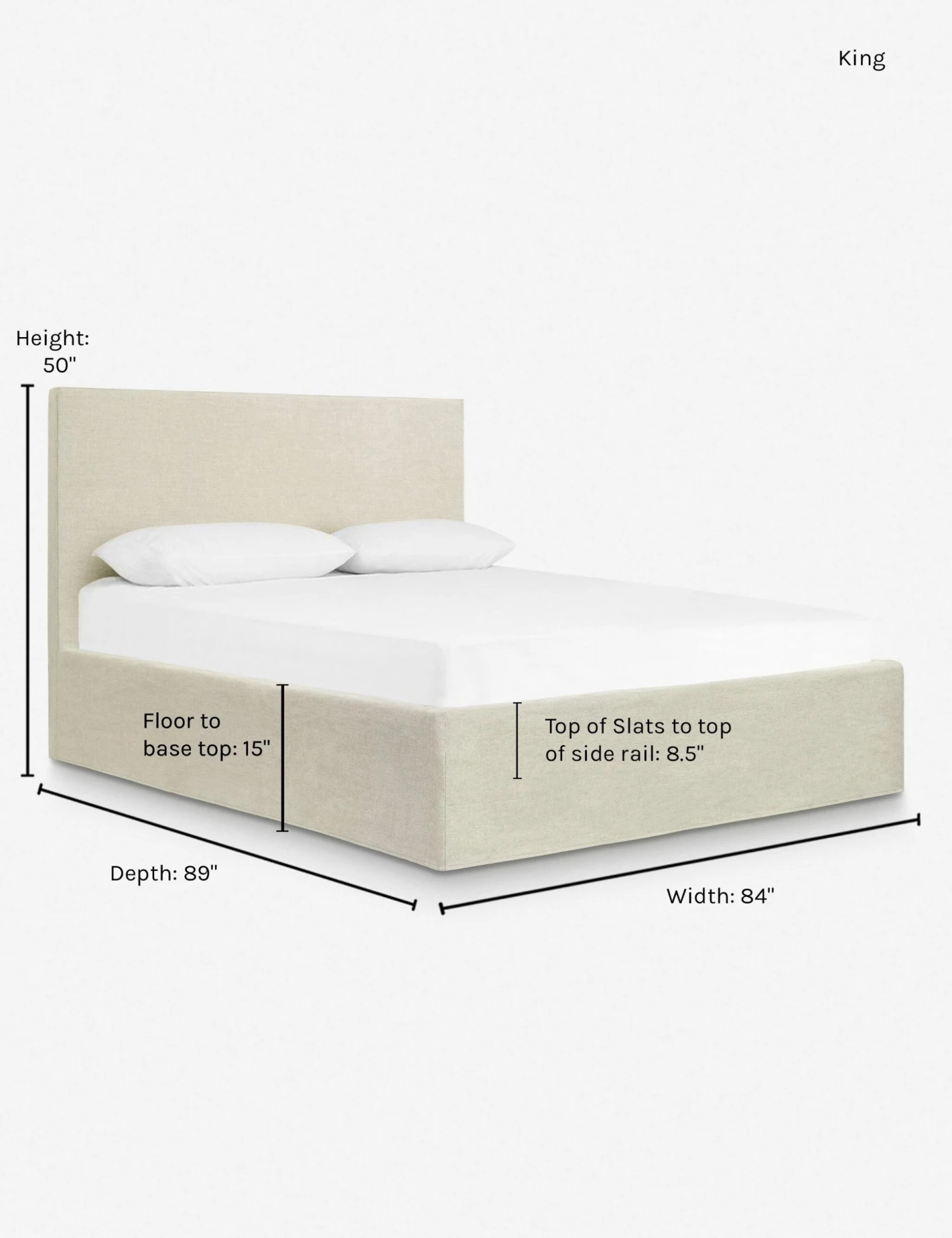 Paxton Slipcover Bed - Image 6