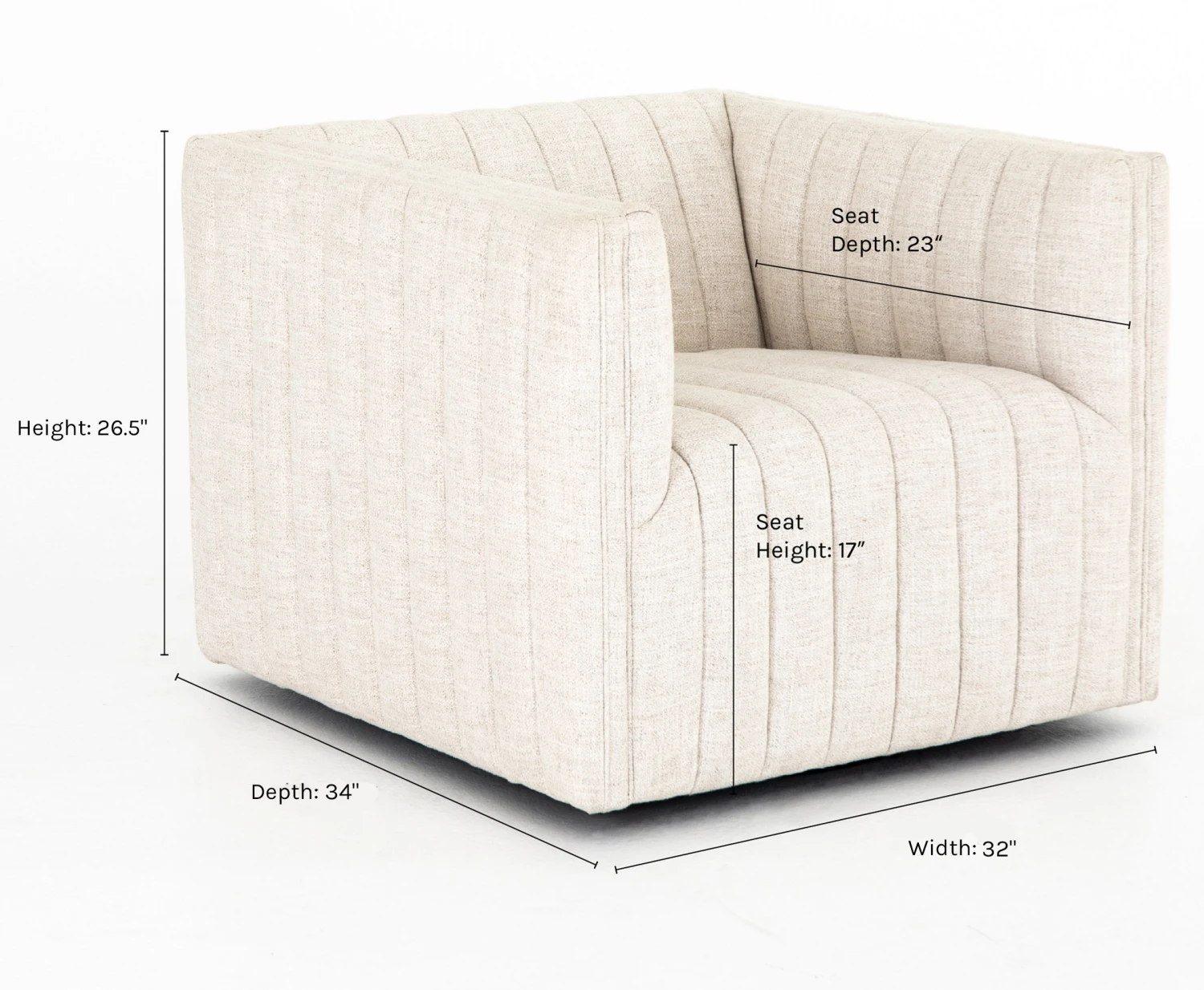 Roz Swivel Chair - Image 12