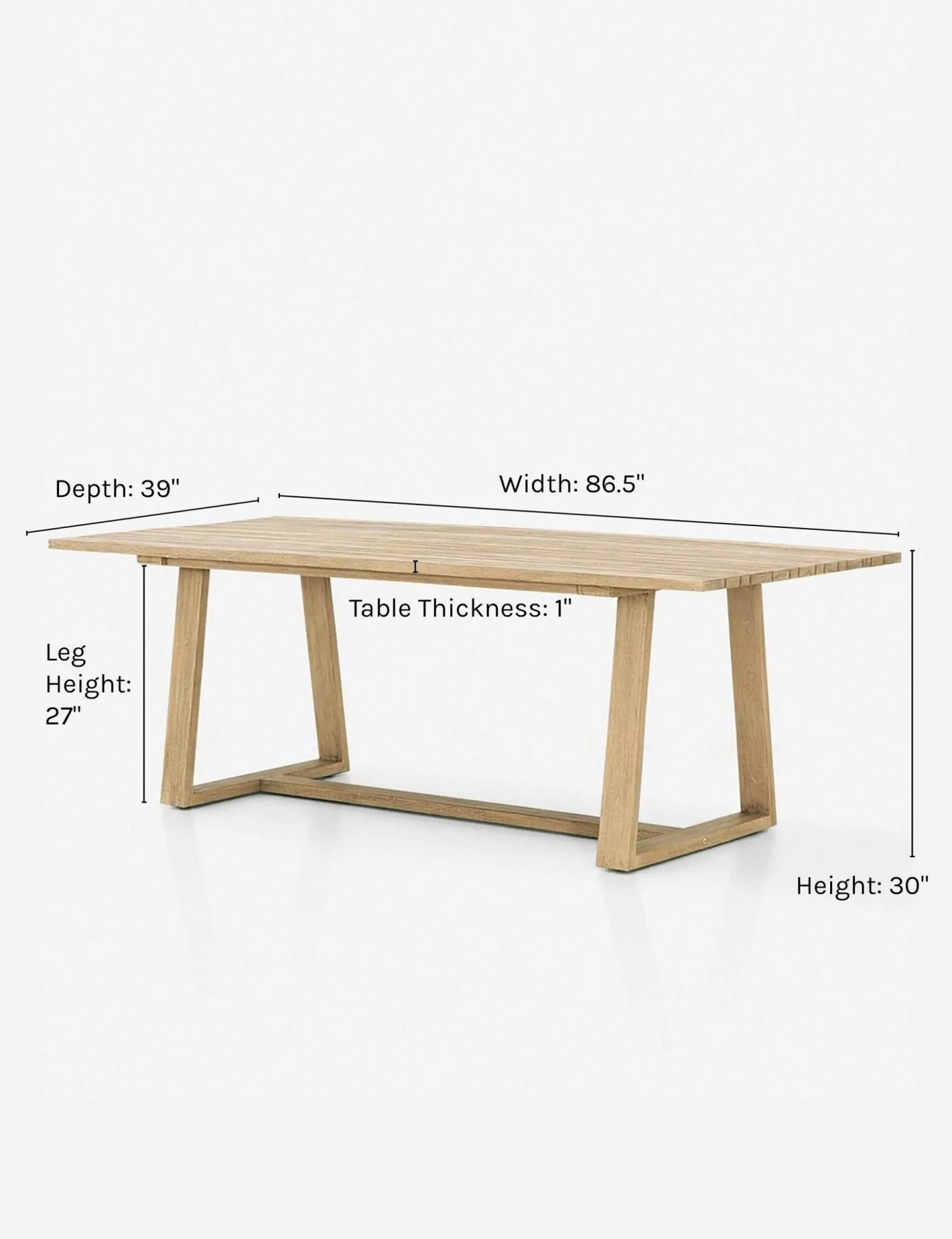 Tika Indoor / Outdoor Dining Table - Image 12