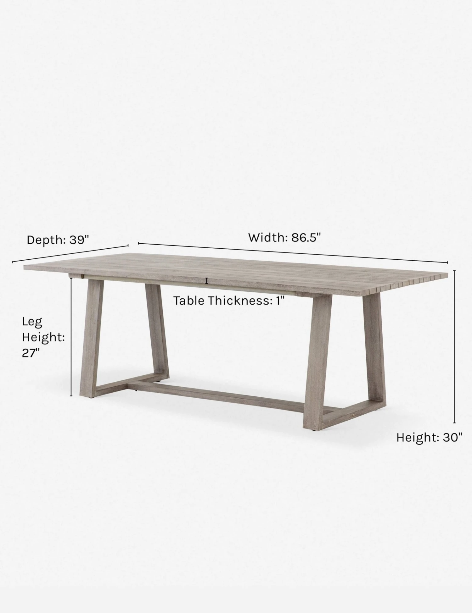 Tika Indoor / Outdoor Dining Table - Image 5