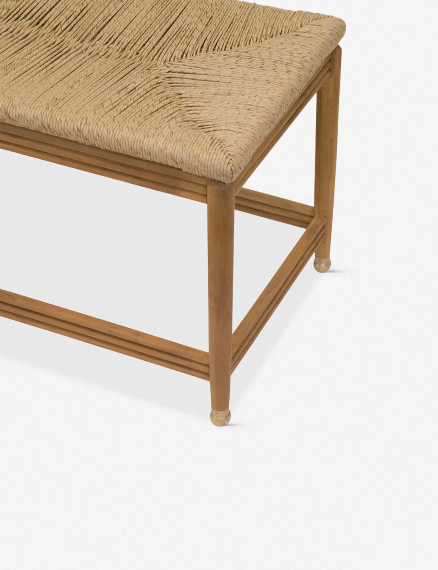 Morris & Co. Kelmscott Rush Indoor / Outdoor Bench - Image 6